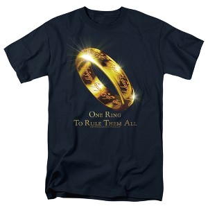 Lord Of The Rings One Ring To Rule Them All Adult T-Shirt - 1 of 4