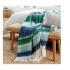 Mark & Day Ragnitz 50"W x 60"L Transitional Emerald Throw Blankets - 2 of 3