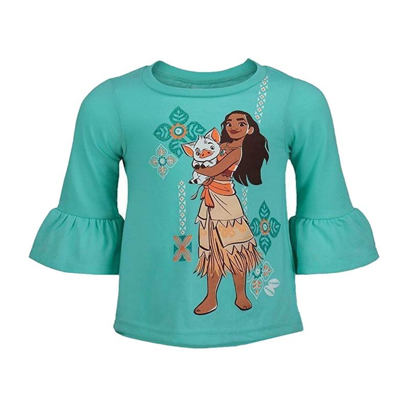 Disney Moana Girls T-Shirt and Leggings Outfit Set Little Kid to Big Kid, 2 of 8