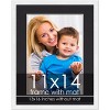 PosterPalooza | White Frame with Black Photo Mat, UV Acrylic Front, Foam Board Backing, 60 Sizes Available - 2 of 4