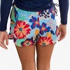 Calypsa Women's Chlorine Resistant Classic Fit Swim Shorts With Panty - 2 of 4