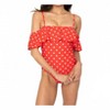Women's Polka Dot Off Shoulder One Piece - MARINA WEST SWIM - 2 of 4