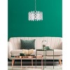 Elegant Lighting Lyla 16 inch pendant in chrome - 2 of 4