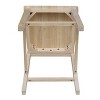 International Concepts Aspen Counter Height Slat Stool - 24" Seat Height - 3 of 4