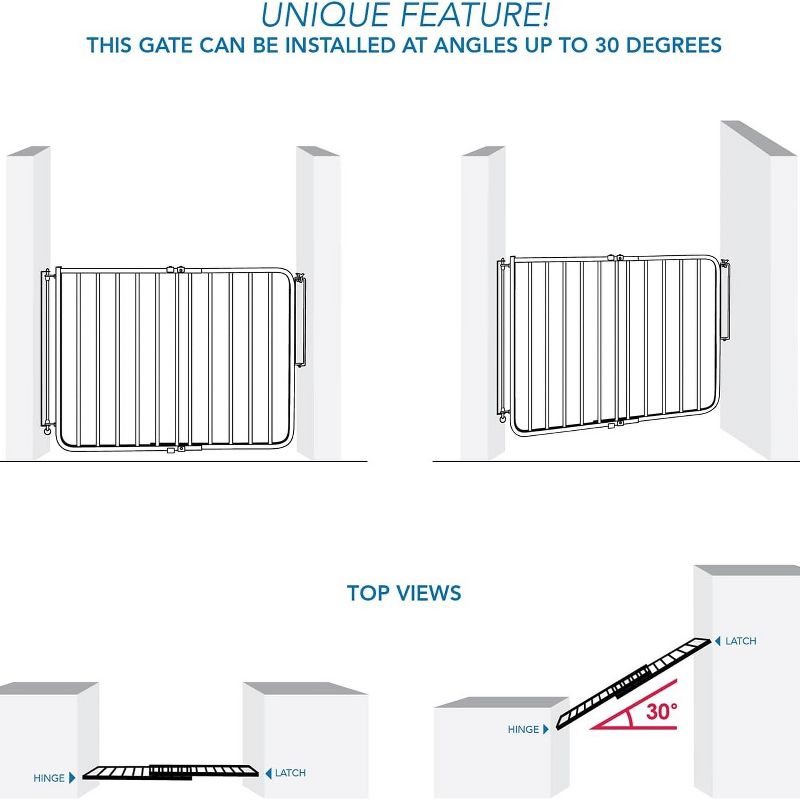 Cardinal Gates SS-30 Stairway Specal Baby & Pet Safety Gate, 5 of 7