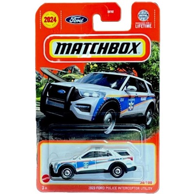 Matchbox 2023 Ford Police Interceptor Utility New 2024