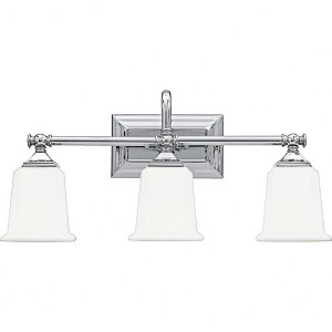 Quoizel Lighting Nicholas 3 - Light Vanity in  Polished Chrome - 1 of 2