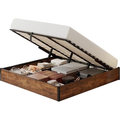 AMERLIFE Lift Up Storage Platform Bed Frame