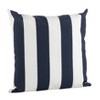 17"x17" Striped Poly Filled Indoor/Outdoor Accent Square Throw Pillow - Saro Lifestyle - 2 of 3