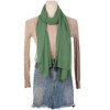 Elerevyo Women's Solid Chiffon Sheer Lightweight Soft Long Scarf Shawl 1 Pc - 2 of 4