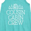 Girls' - Instant Message - Cousin Cabin Crew Graphic Sleeveless Aline Dress - 2 of 4