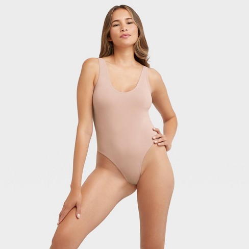 Maidenform M Women's Seamless Smoothing Bodysuit Mst001 - Evening Blush 2xl  : Target