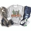 Simply Sage Market Women's Graphic Sweatshirt Country Pumpkin Cactus - 2 of 2