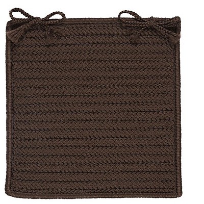 Colonial Mills Simply Home Solid - Mink Chair Pad, Set of 4