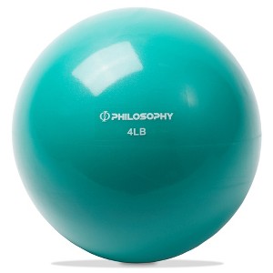Philosophy Gym Toning Ball - Soft Weighted Mini Medicine Ball - 1 of 4