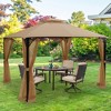 10' x 12' Patio Gazebo Replacement Top Cover 2-Tier Canopy CPAI-84 Outdoor - 2 of 4