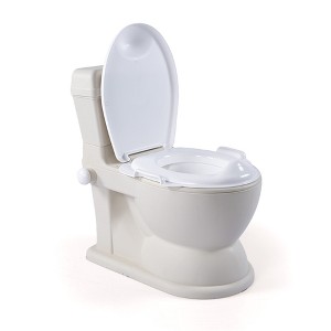 Dolu Nuve Educational XL Potty, Flip-Top Lid for Children 18 Months & Up, Beige - 1 of 4