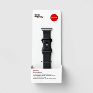 Universal Silicone Watch Band - dealworthy™ Black - 1 of 3
