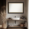 Amanti Art Sierra Non-Beveled Wood Framed Bathroom Vanity Wall Mirror - 4 of 4