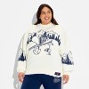 Women's Snoopy MT Trek Fleece Graphic Sweatshirt - White - 2 of 3