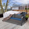 XIZZI Patio Furniture Set Cover Outdoor Sectional Sofa Set Covers Outdoor Ottoman and Patio Sofa Set Covers Water Resistant - 2 of 4