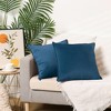Unique Bargains Velvet Throw Home Decor Solid Couch Sofa Living Room Pillow Covers - 2 of 4