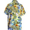 LA LEELA Men's Hawaiian Shirts Short Sleeve Button Down Shirt Mens Tropical Shirts Casual Vacation Summer Party Caribbean Shirts Funny - 2 of 4