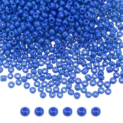 Unique Bargains Loose Craft DIY Earring Necklace Making Glass Round Beads 6000 Pcs