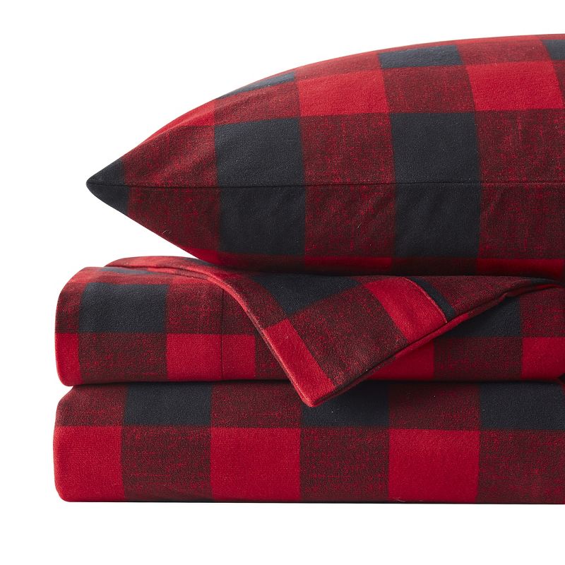 Printed Pattern Extra Deep Pocket Flannel Sheet Set by Sweet Home Collection™, 3 of 7