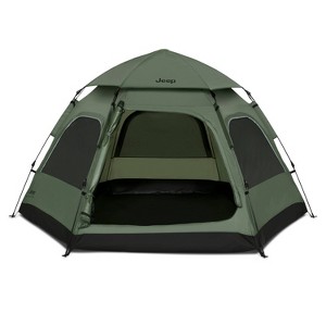 Jeep by Delta Children Compass 4-Person Pop Up Instant Tent with Carry Bag - Olive Green - 1 of 4