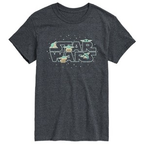 Men's - Star Wars - The Mandalorian Grogu Logo Short Sleeve Graphic T-Shirt - 1 of 4