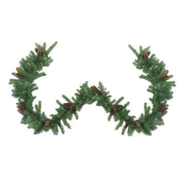 Northlight 9' x 10"  Red Pine Artificial Christmas Garland - Unlit