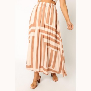 Petal and Pup Womens Elke Pleat Midi Skirt - 1 of 4