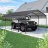 12' x 20' x 7' Carport with 29-Gauge Galvanized Steel Roof Panels - 2 of 4