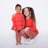 Mixed Up Clothing Girls Tiered Tunic and Legging Set - Red Multicolor - 4 of 4
