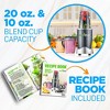 NutriChef 600W High-Speed Pro Blender - Pulse Blend, BPA-Free Tritan Cups, 20oz & 10oz Mugs - 3 of 4