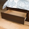 6 Drawers Mate's Queen Platform Storage Bed Espresso Brown - Prepac: Laminated Composite, No Box Spring Required - 4 of 4