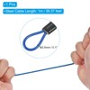 Unique Bargains Double Loop Luggage Security Steel Cable with 3-Digit Combination Lock - 3 of 4