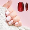 Unique Bargains Women's Full Coverage Fake Nails XS Red 1 Pc - 4 of 4