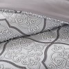 Gracie Mills Tommie 12-Piece Damask Comforter Set with Cotton Bed Sheets - 3 of 3