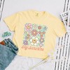 Simply Sage Market Women's  Hey Sunshine Flowers Short Sleeve Relaxed Fit Cropped Graphic Tee - image 3 of 3