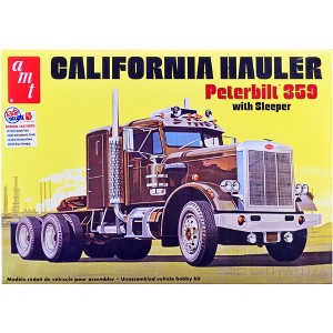 Skill 3 Model Kit Peterbilt 359 California Hauler with Sleeper Cab 1/25 Scale Model by AMT - 1 of 3