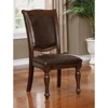 NicBex Dining Chairs Set of 2 Traditional Style Dining Room Chair with High Backrest Upholstered Kitchen Side Chair,Brown - 2 of 4