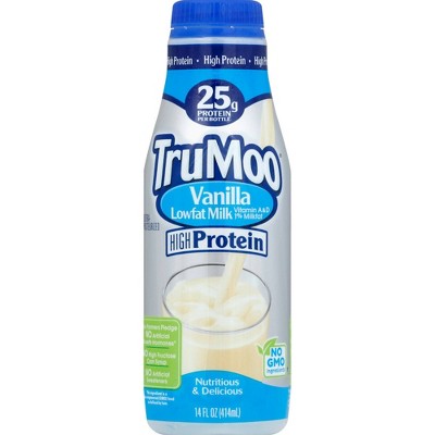 TruMoo Vanilla High Protein Low Fat Milk - 14 fl oz