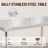 NSF Certified Stainless Steel Work Table,48*24*35inch Bilayer Table with Adjustable Undershelf - 2 of 4