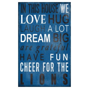 NFL Fan Creations In This House Sign - 1 of 1