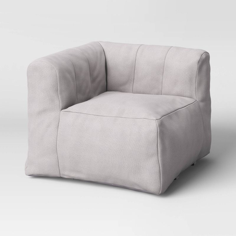 Modular Bean Bag Section Sofa Corner Seat Gray - Room Essentials&#8482;, 1 of 7