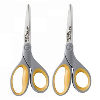 Vintiquewise Heavy Duty Big Aluminum Plated Gray Scissors with