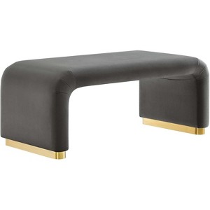 Modway Koda Performance Velvet Waterfall Ottoman - 1 of 3