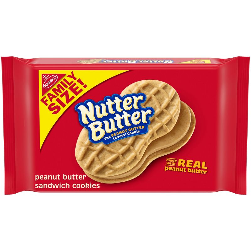 Nutter Butter Peanut Butter Sandwich Cookies - Family Size - 16oz, 1 of 15